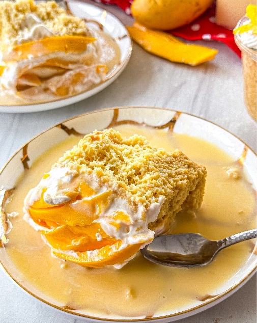 Mango Tres Leches Cake